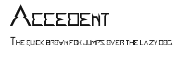 Accedent.ttf