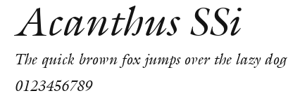 Acanthus SSi.ttf