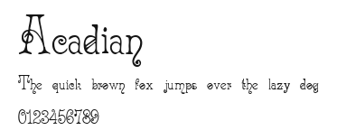 Acadian.ttf