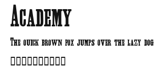 Academy.ttf