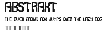 Abstrakt.ttf