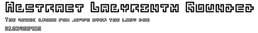 Abstract Labyrinth Rounded.ttf