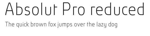 Absolut Pro reduced.otf