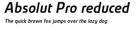 Absolut Pro reduced.otf
