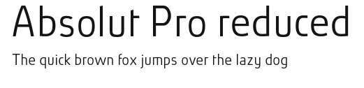 Absolut Pro reduced.otf