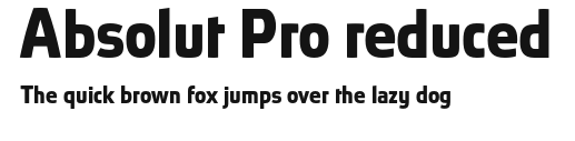 Absolut Pro reduced.otf