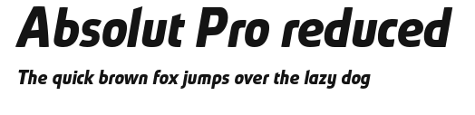 Absolut Pro reduced.otf