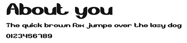 About you.ttf