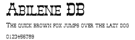 Abilene DB.ttf