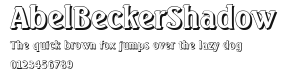 AbelBeckerShadow.ttf