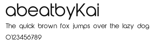 abeatbyKai.otf