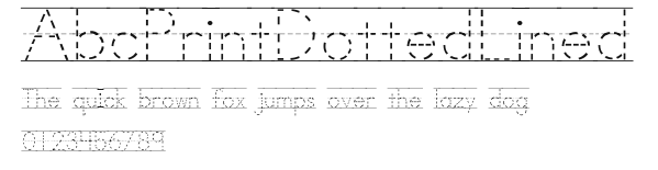 AbcPrintDottedLined.ttf