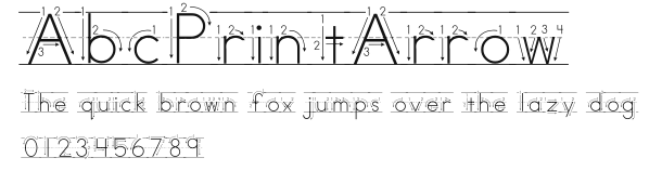 AbcPrintArrow.ttf