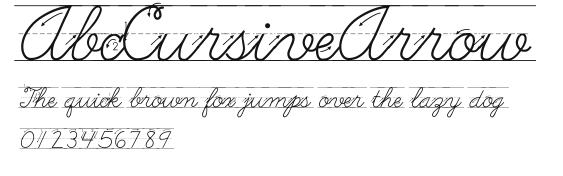 AbcCursiveArrow.ttf