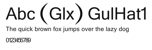 Abc (Glx) GulHat1.ttf