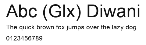 Abc (Glx) Diwani.ttf