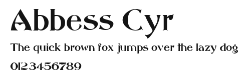 Abbess Cyr.ttf