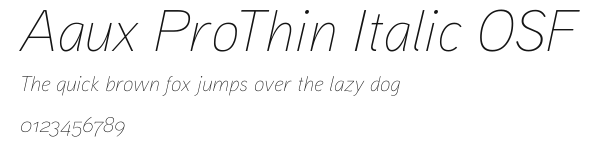 Aaux ProThin Italic OSF.ttf