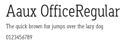 Aaux OfficeRegular Preview