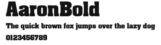 AaronBold Preview