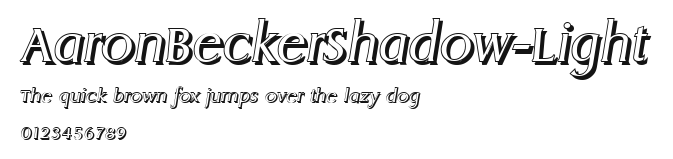 AaronBeckerShadow-Light Preview
