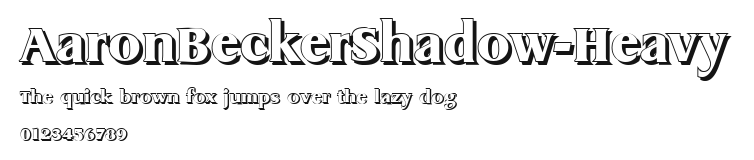 AaronBeckerShadow-Heavy Preview