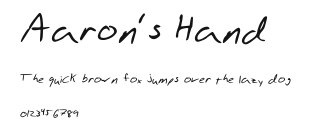 Aaron's Hand Preview