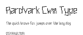 Aardvark Cwm Type Preview