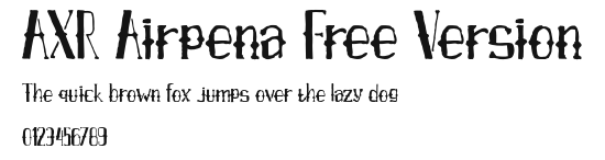 AXR Airpena Free Version Preview