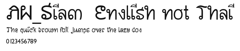 AW_Siam English not Thai Preview