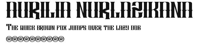 AURILIA NURLAZIKANA.ttf