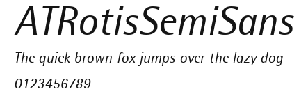 ATRotisSemiSans Preview