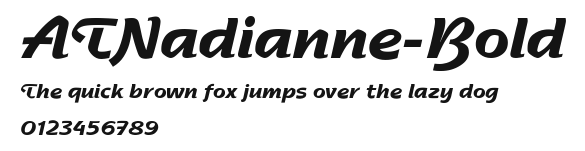 ATNadianne-Bold Preview