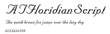 ATFloridianScript Preview
