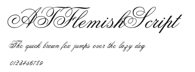 ATFlemishScript Preview