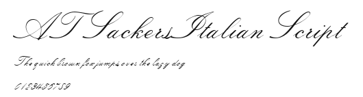 ATSackersItalianScript Preview