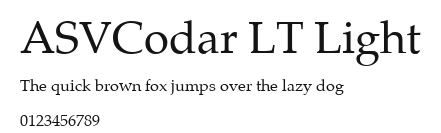 ASVCodar LT Light Preview