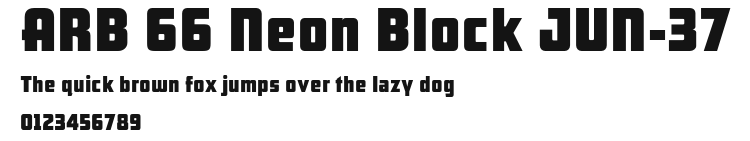 ARB 66 Neon Block JUN-37 Preview