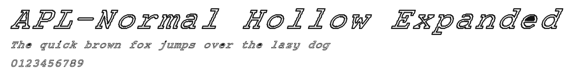 APL-Normal Hollow Expanded Preview