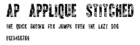 AP Applique Stitched Preview