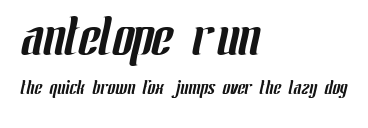 ANTELOPE RUN Preview