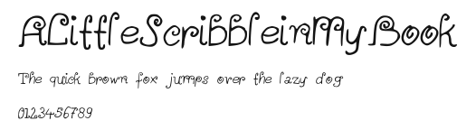 ALittleScribbleinMyBook.ttf
