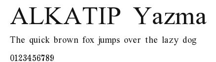 ALKATIP Yazma.ttf