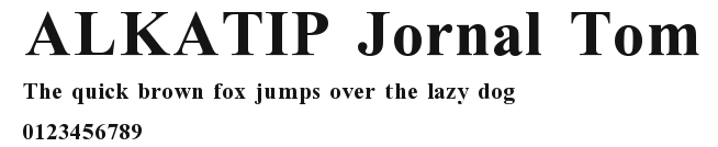 ALKATIP Jornal Tom.ttf