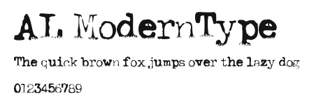 AL ModernType Preview