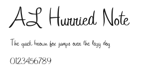 AL Hurried Note Preview
