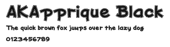 AKApprique Black Preview