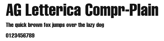 AG Letterica Compr-Plain Preview