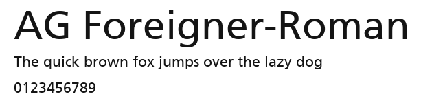 AG Foreigner-Roman Preview