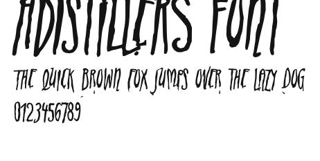 ADIstiLleRS Font Preview